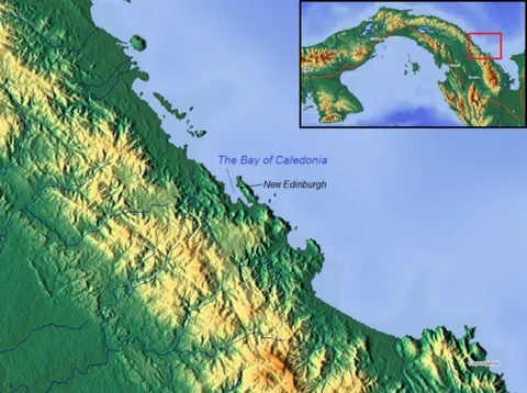 new edinburgh: the capital of the short-lived Scottish colony of New Caledonia (1698–1700), now Sukunya, a.k.a....