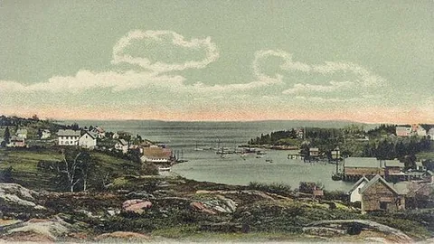 new harbor: a village in the town of Bristol, Lincoln County, Maine, United States