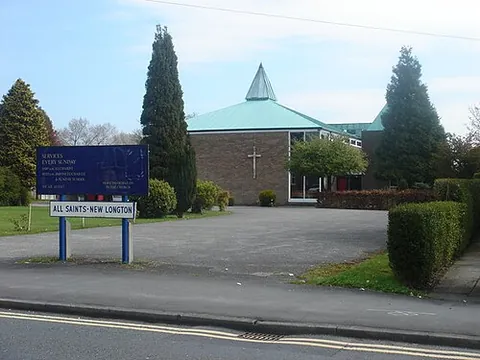 new longton: a village in Longton parish, South Ribble district, Lancashire, England (OS grid ref SD5025)