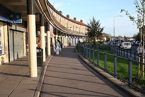 new parks: a western suburb of Leicester, Leicestershire, England (OS grid ref SK5505)