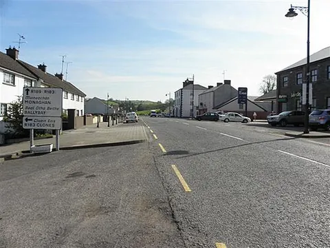 newbliss: a village in County Monaghan, Ireland (Irish grid ref H 5623)