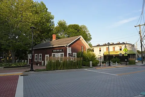 newton upper falls: a village and historic district in the city of Newton, Middlesex County, Massachusetts, United...