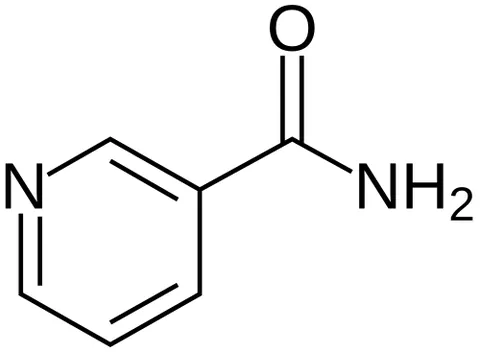 nicotinamide: the amide of nicotinic acid (or niacin)