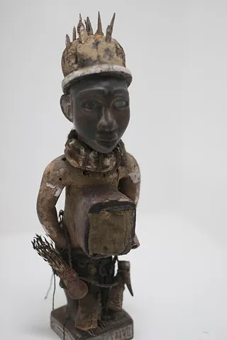 nkisi: a spirit, or an object inhabited by a spirit, in Bantu religious beliefs