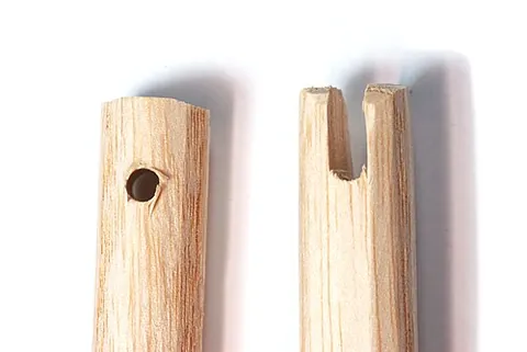 nock: either of the two grooves in a bow that hold the bowstring
