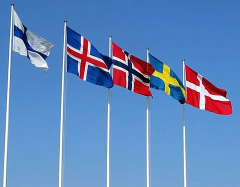 nordic cross: a cross symbol in the rectangular field of a flag, with the centre of the cross shifted towards the...
