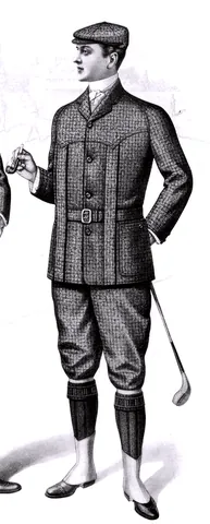 norfolk jacket: a loose, belted, single-breasted jacket with box pleats on the back and front