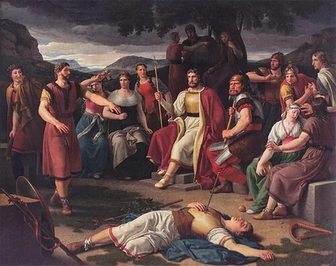 norn: any of the three goddesses of fate or destiny