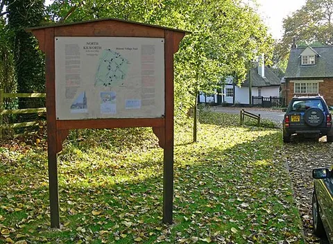north kilworth: a village and civil parish in Harborough district, Leicestershire, England (OS grid ref SP6183)