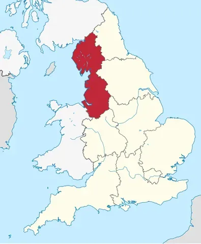 north west: an administrative region of England, consisting of the counties of Cheshire, Cumbria, Greater...