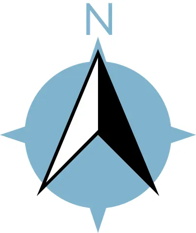 north: the direction towards the pole to the left-hand side of someone facing east, specifically 0°, or...
