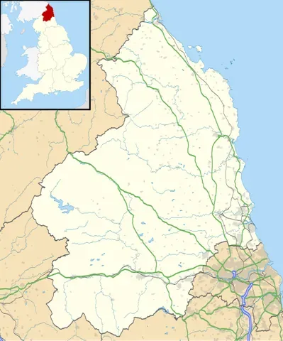 northumberland: a ceremonial county of England, the most northerly county of England bordered by County Durham,...
