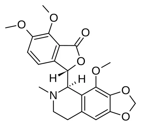 noscapine: a benzylisoquinoline alkaloid obtained from plants of the Papaveraceae family, primarily used for...