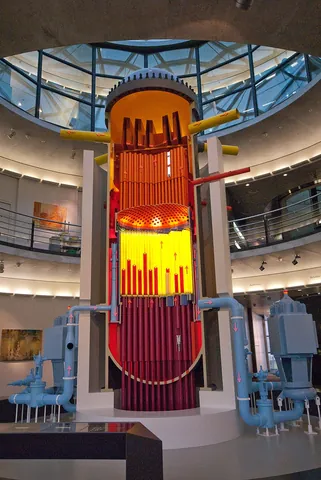 nuclear reactor: any device in which a controlled chain reaction is maintained for the purpose of creating heat (for...