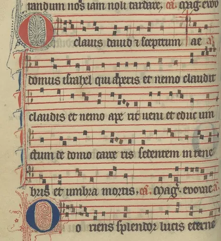 o antiphon: one of the antiphons sung or read at vespers at the end of Advent, in the days immediately before...