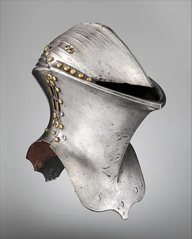 ocularium: a slit in a helmet through which the wearer could see
