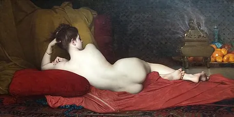 odalisque: a female slave in a harem, especially one in the Ottoman seraglio