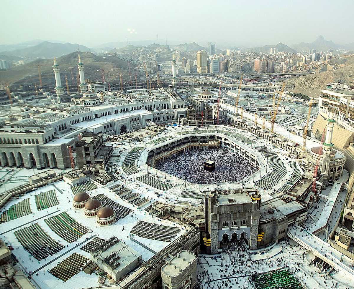 mosque: a place of worship for Muslims, often having at least one minaret; a masjid