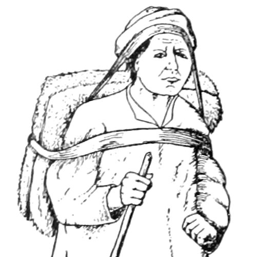 tumpline: a strap used to carry objects tied to its ends by placing the broadened or cushioned middle of the...