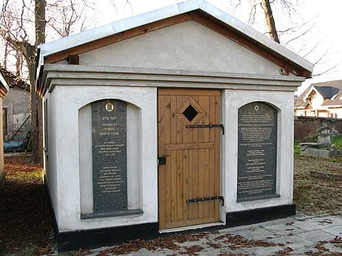 ohel: a structure erected over the grave of a great and righteous person