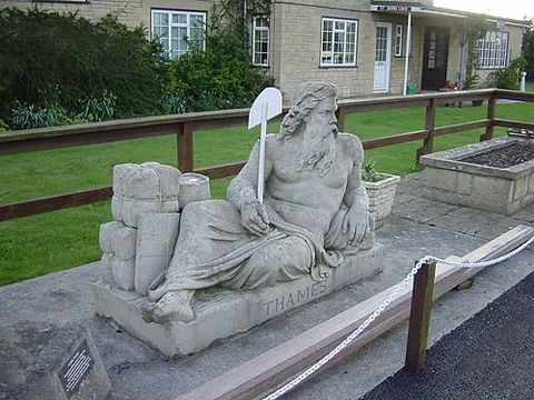 old father thames: a personification of the river Thames