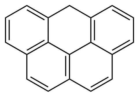 olympicene: a pentacyclic aromatic hydrocarbon whose structure is in the form of the Olympic rings