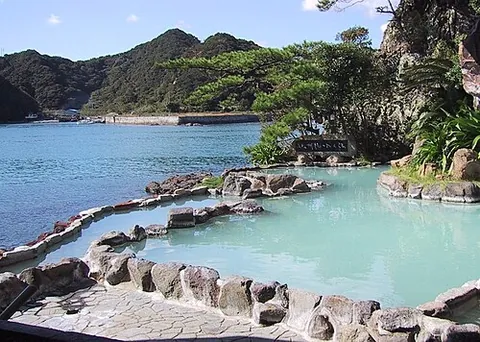 onsen: a (Japanese) hot spring