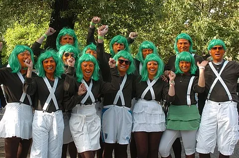oompa loompa: any of the fictional pygmies who manufacture candy in Roald Dahl's Charlie and the Chocolate Factory
