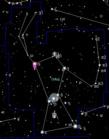 orion: a giant-hunter, pursuer of the Pleiades and lover of Eos, and killed by Artemis