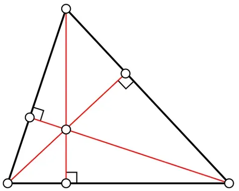 orthocenter: one of the centers (UK:centres) of a triangle, defined as being the intersection of its three...