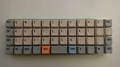 ortholinear: of a keyboard, having keys that are aligned in a perfect grid