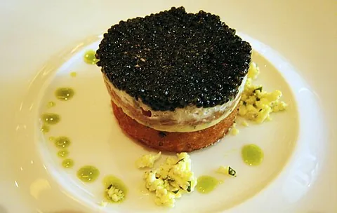 osetra: caviar made from the Russian sturgeon