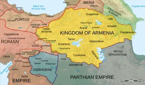 osroene: an ancient Syriac kingdom, Roman province and historical region in northwestern Mesopotamia in...
