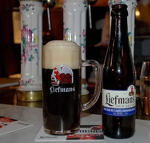 oud bruin: a style of beer that undergoes a secondary fermentation, which takes several weeks to a month, and...