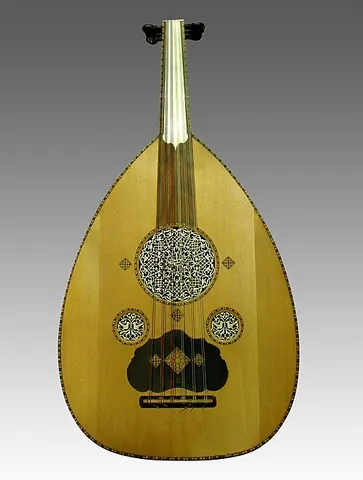 oud: a short-necked and fretless plucked stringed instrument of the lute family, of Arab and Turkish...