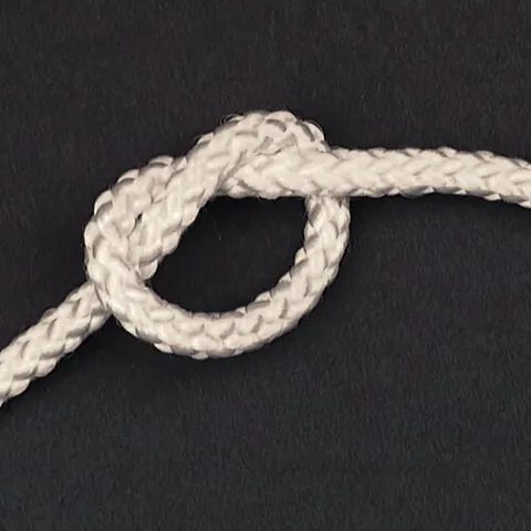 overhand knot: a particular very simple knot, used e.g. to prevent the end of a rope from unraveling, and as part...