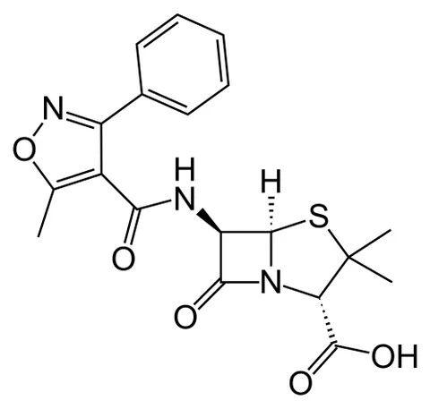 oxacillin: a narrow-spectrum beta-lactam antibiotic made by chemical modification of penicillin and...