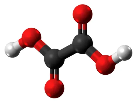 oxalic acid: a colourless, crystalline dicarboxylic acid, (COOH)₂, found in rhubarb, spinach and other plants,...