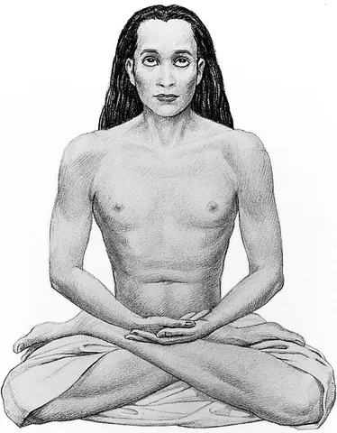 padmasana: a pose in which one sits cross-legged with each foot sole-upwards on the opposite leg; the lotus...