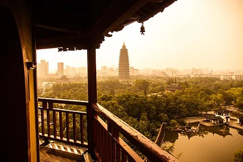 pagoda: a Hindu temple