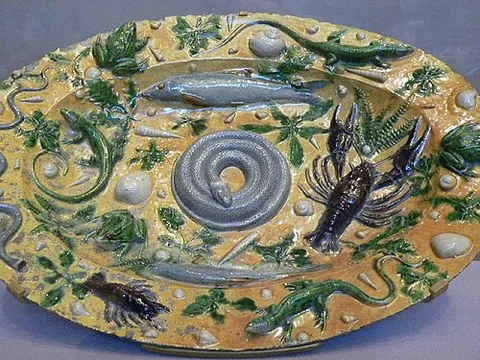 palissy ware: ceramics produced in the style of the famous French potter Bernard Palissy, characterized by...