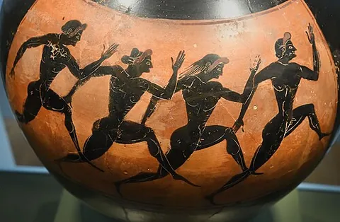 panathenaea: a festival formerly held annually in Athens to honour the city's patron goddess Athena, involving...