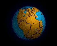 pangaea: a former supercontinent that included all the landmasses of the earth before the Triassic period...