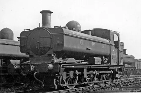 pannier tank: a type of tank fitted to both sides of the boiler of a tank locomotive