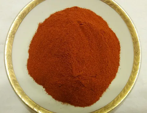 paprika: powdered spice made from dried and ground fruits of sweet pepper (bell pepper) or chili pepper...
