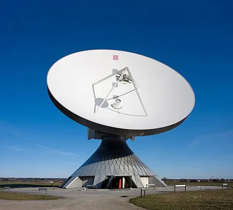parabolic reflector: a reflector with a curved reflecting surface that forms part of a paraboloid (as opposed to, for...