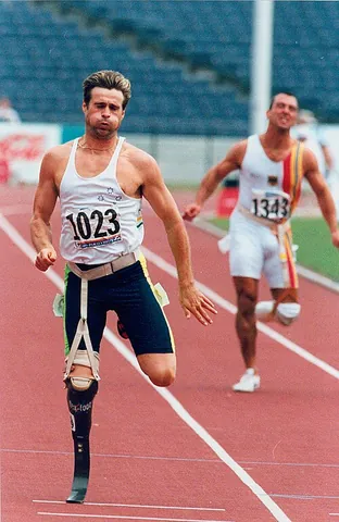 paralympian: one who competes in the Paralympic Games