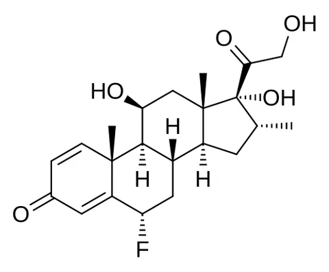 paramethasone: a fluorinated glucocorticoid