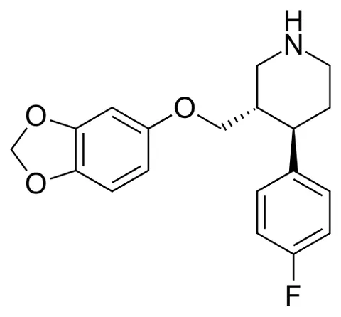 paroxetine: an antidepressant that is a selective serotonin reuptake inhibitor and is also used for the...