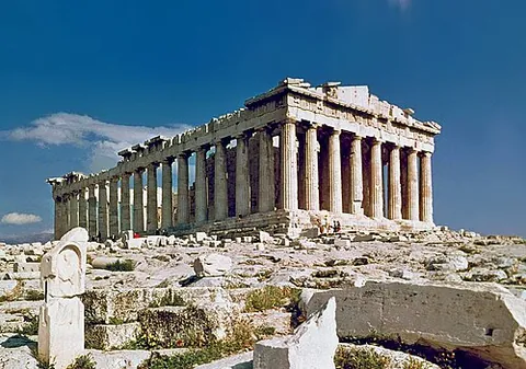 parthenon: an ancient temple to Athena and monument in the city of Athens. It is a symbol of Greek achievement...